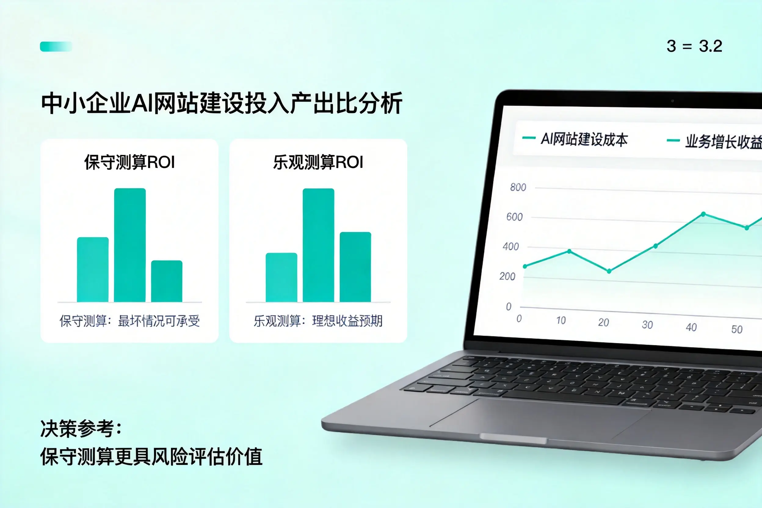 常德中小企业AI网站建设投入产出比怎么算?先看这份分析