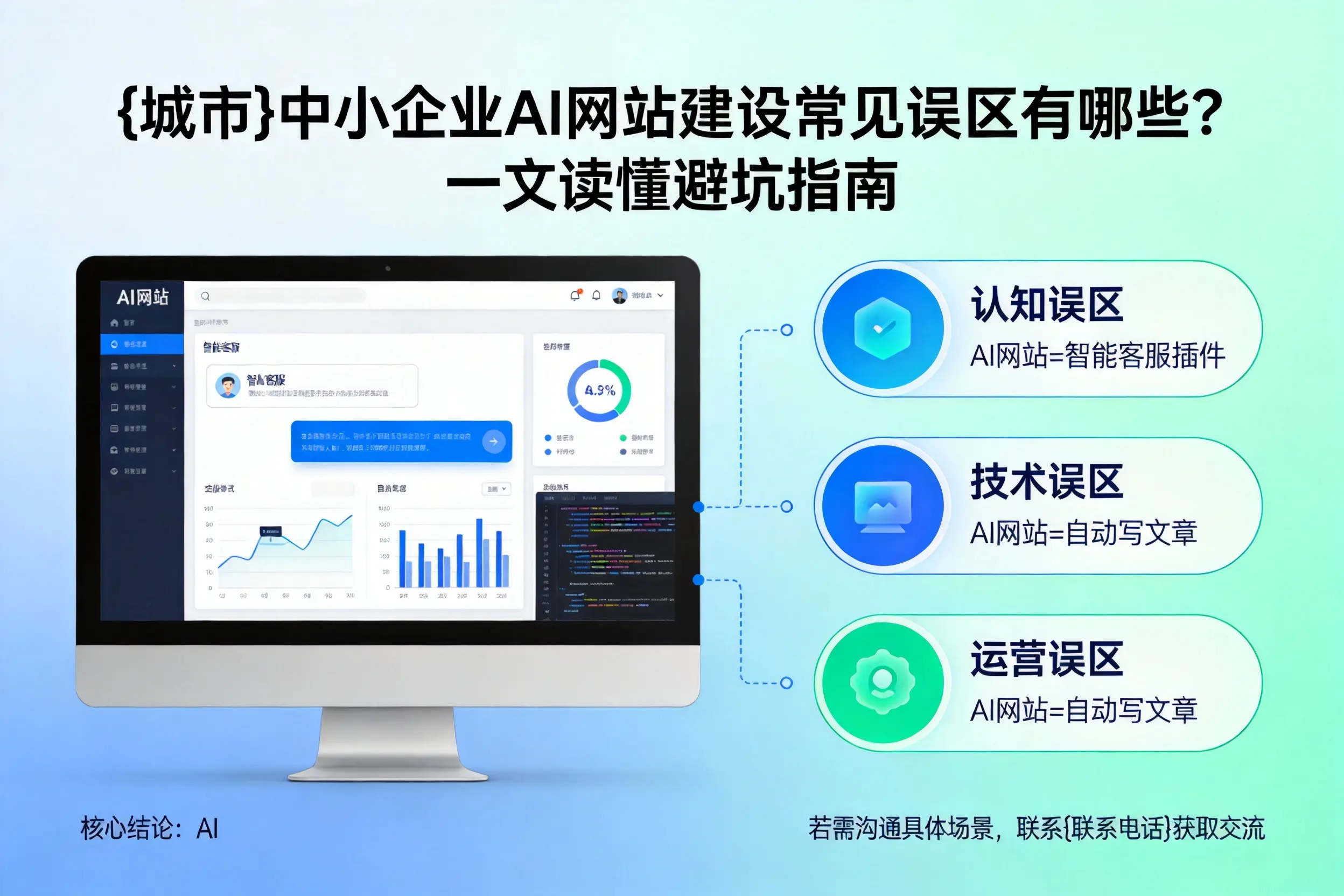 常德中小企业AI网站建设常见误区有哪些？一文读懂避坑指南