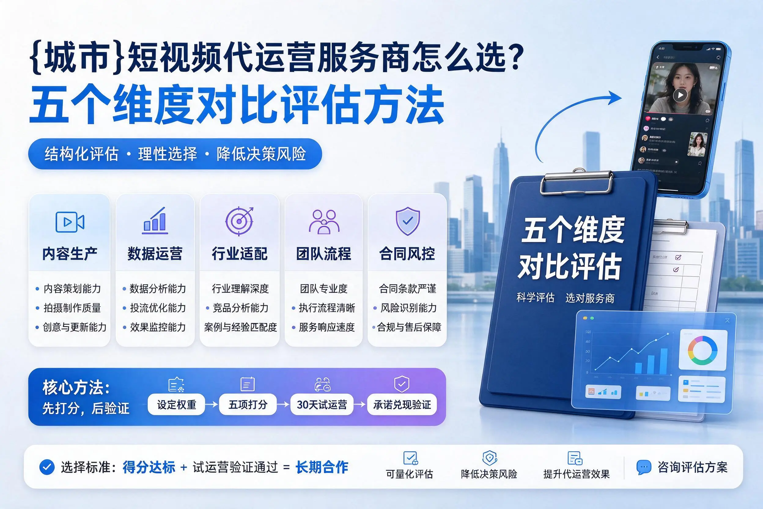 常德短视频代运营服务商怎么选?五个维度对比评估方法