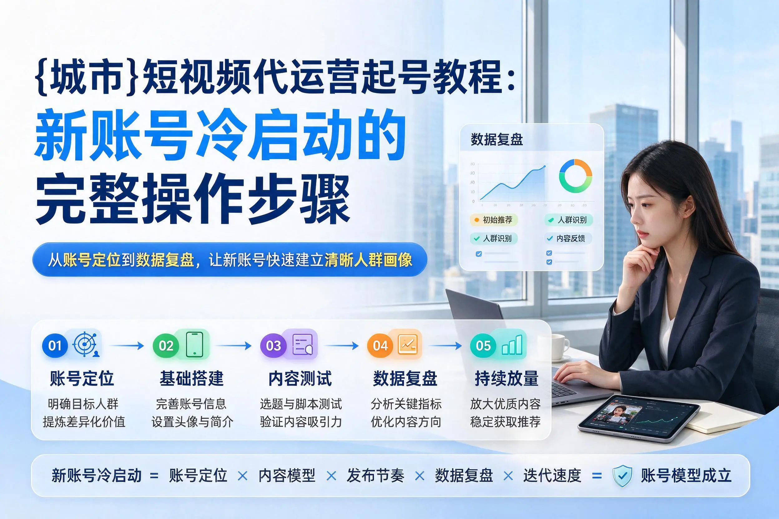 常德短视频代运营起号教程：新账号冷启动的完整操作步骤
