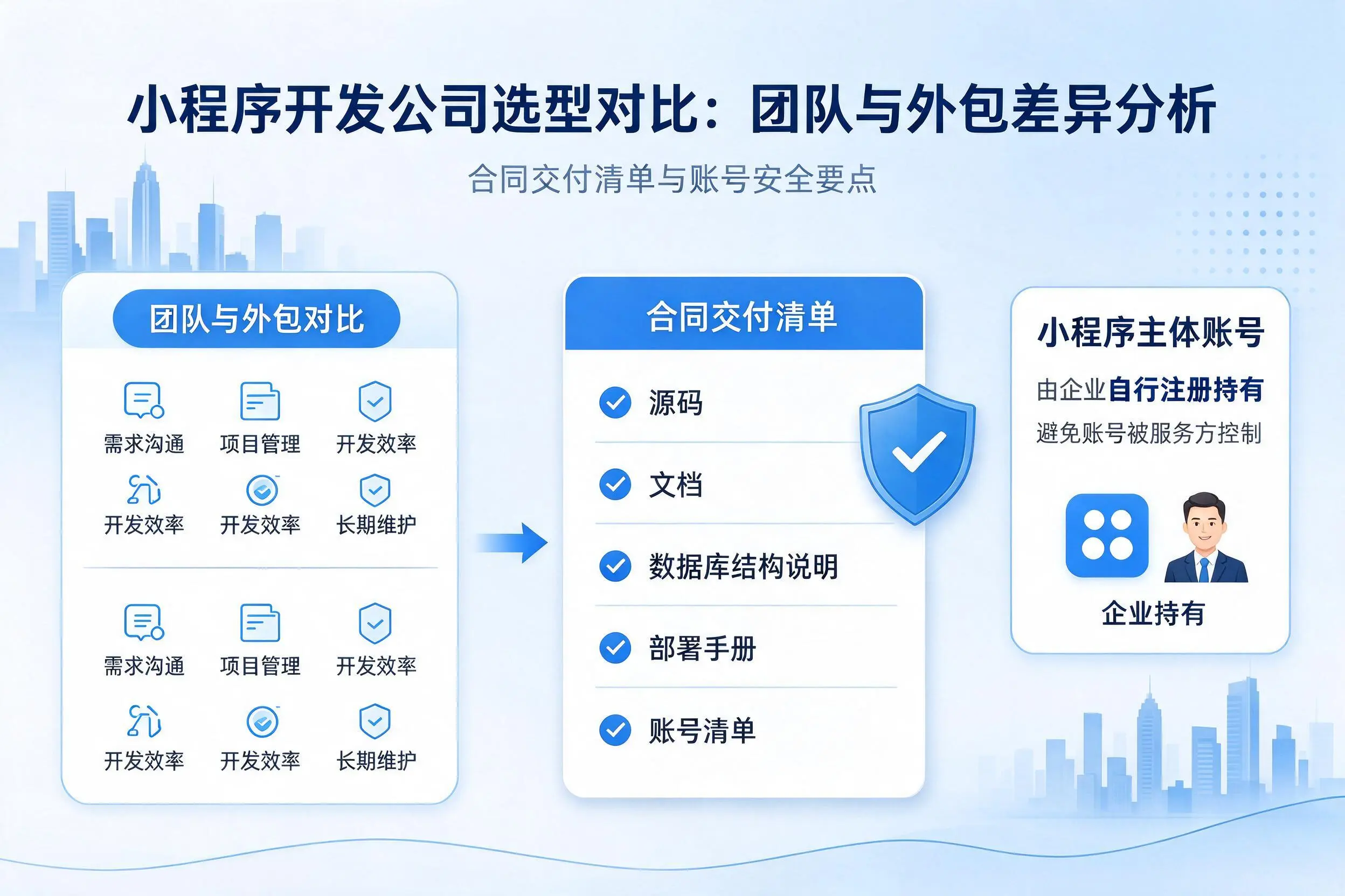 常德小程序开发公司选型对比：团队与外包差异分析