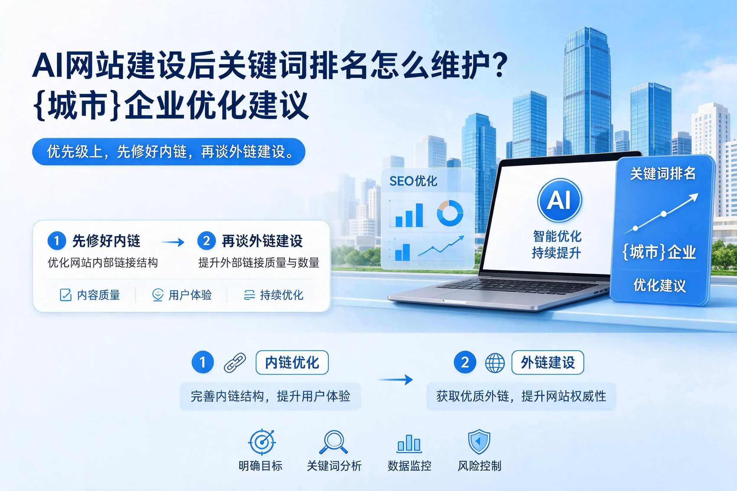 AI网站建设后关键词排名怎么维护?常德企业优化建议