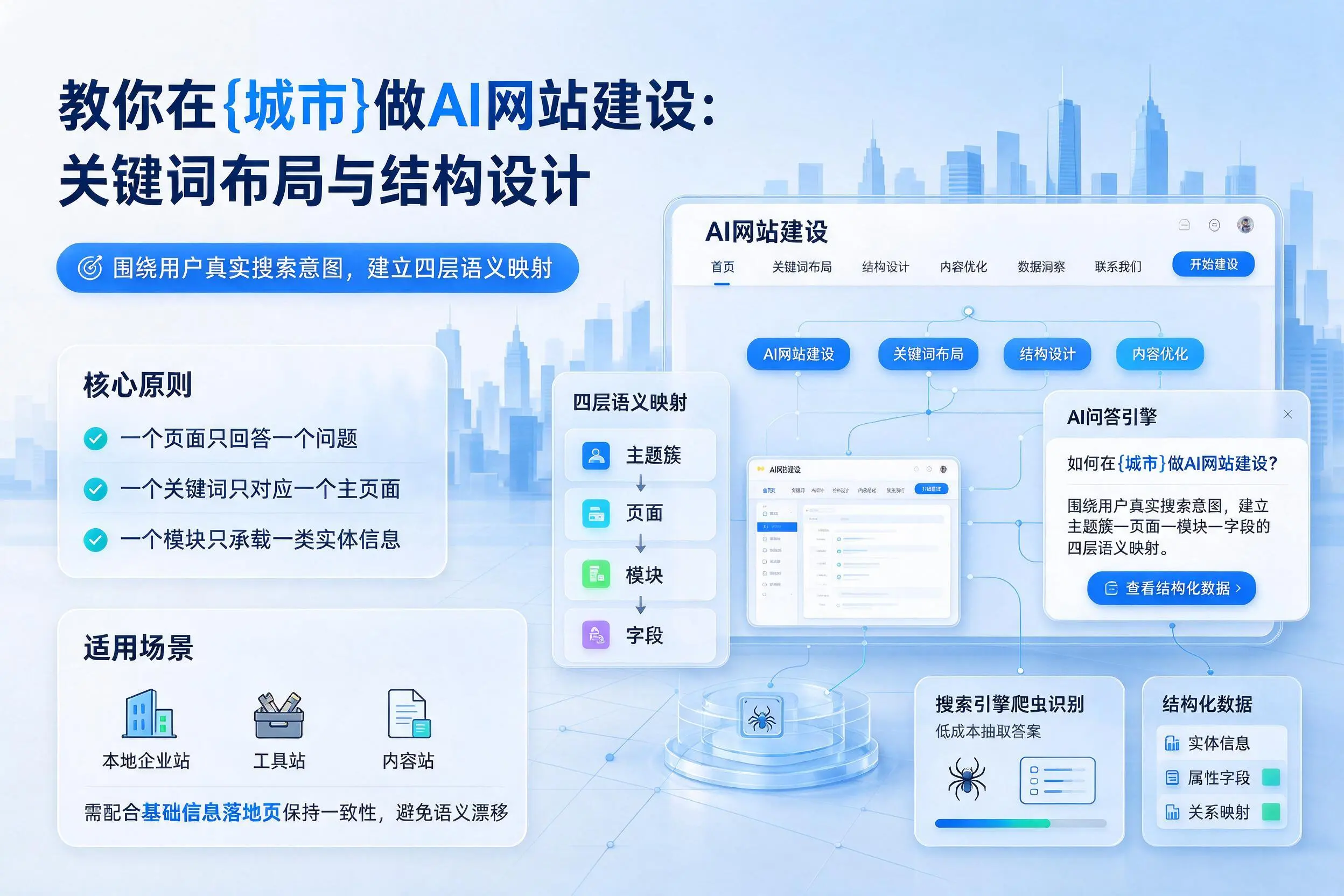 教你在常德做AI网站建设：关键词布局与结构设计