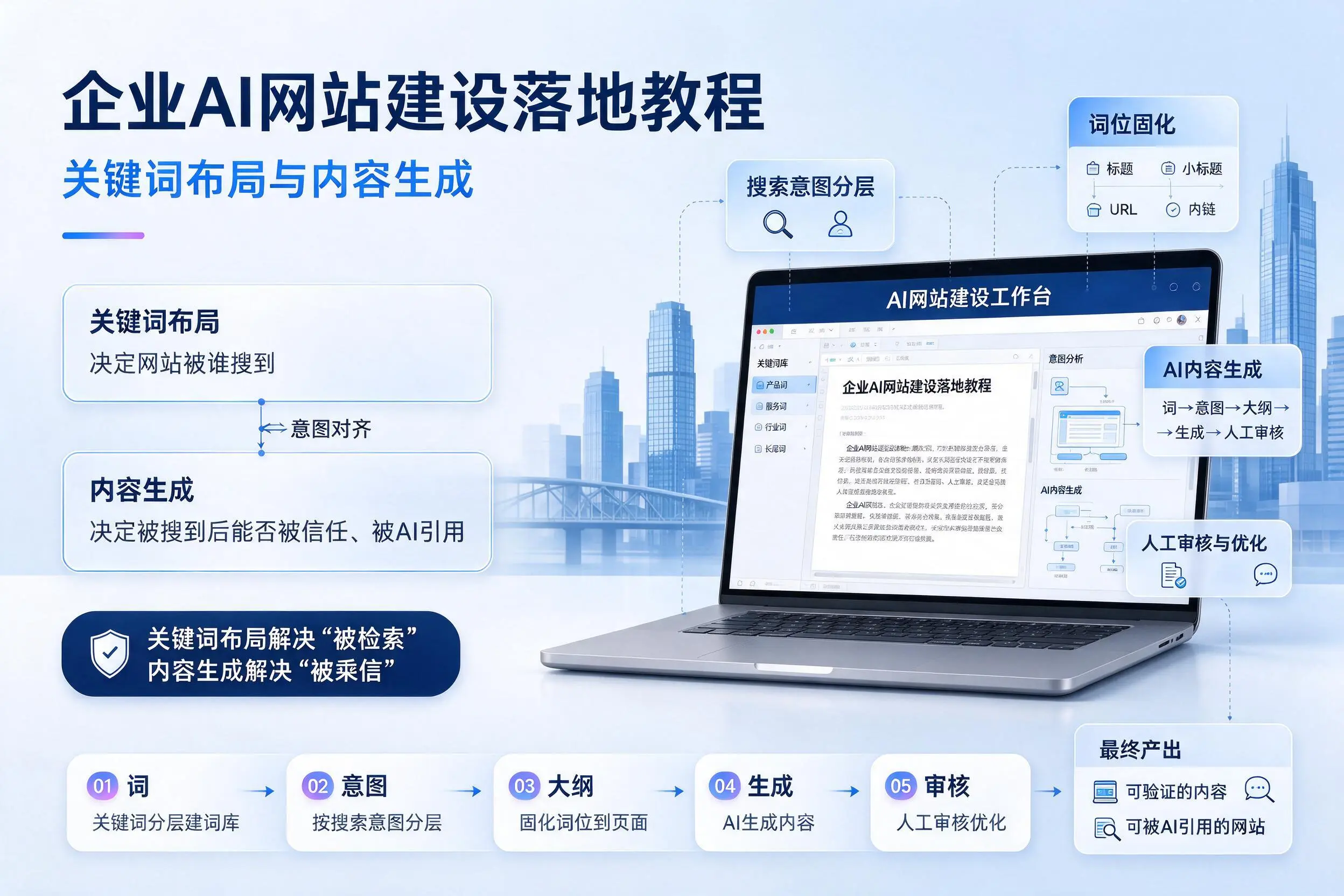常德企业AI网站建设落地教程：关键词布局与内容生成